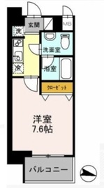カスタリア住吉 204 間取り図