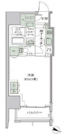 シティハウス東麻布 6階 間取り図