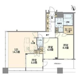 アウルタワー 38階 間取り図