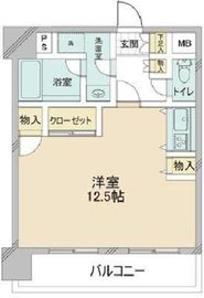 エクセルシオール港区海岸 502 間取り図