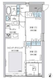 ガーデニエール砧ウエスト 250 間取り図