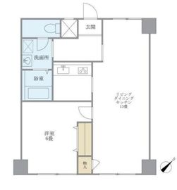 東建ニューハイツ西新宿 3階 間取り図