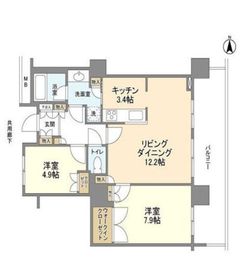 豊洲シエルタワー 28階 間取り図