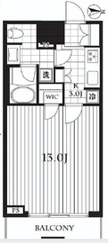 コンシェリア西新宿タワーズウエスト 17階 間取り図