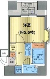 ガラ・シティ京橋 12階 間取り図