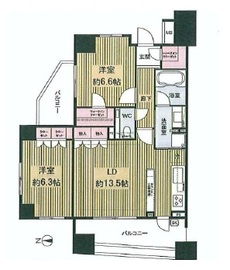 リビオ初台アリアフォート 10階 間取り図