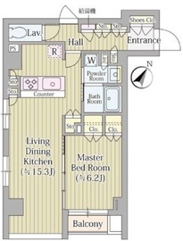 ヴァロータ氷川台 201 間取り図