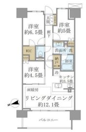 ブリリアシティ西早稲田 13階 間取り図