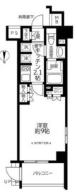 レジデンシャル池袋本町 1階 間取り図