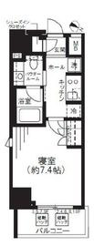 ガリシア新宿North 10階 間取り図