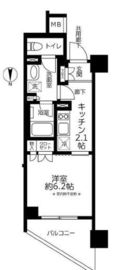 レジデンシャル池袋本町 6階 間取り図