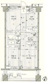 コスモリード西馬込 902 間取り図