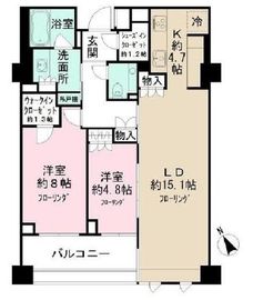 ザ・パークハウス代々木上原 2階 間取り図