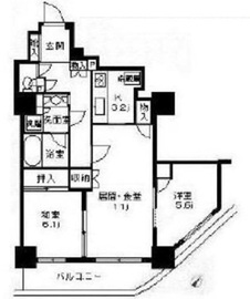 ステーションフロントタワー 16階 間取り図