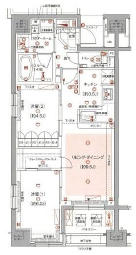ガーラ・レジデンス本郷三丁目 7階 間取り図