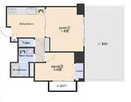 朝日目黒マンション 1階 間取り図