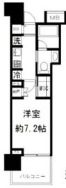 リビオレゾン神楽坂nex 2階 間取り図