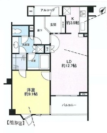 グランヴェール代官山青葉台 3階 間取り図