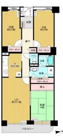 加賀ガーデンハイツ 3階 間取り図