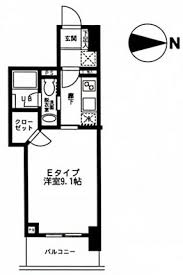マイプレジール広尾 602 間取り図