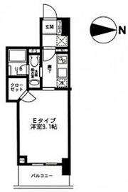 マイプレジール広尾 602 間取り図