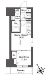 BluRock後楽園 706 間取り図