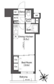 BluRock後楽園 503 間取り図
