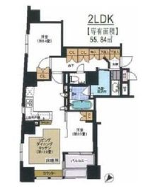 トーキョーオーディアム日本橋浜町 7階 間取り図