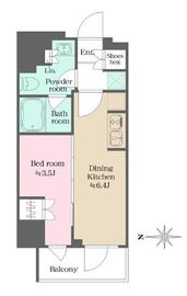 ウエリスアーバン錦糸町 605 間取り図