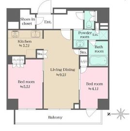 ウエリスアーバン錦糸町 1004 間取り図