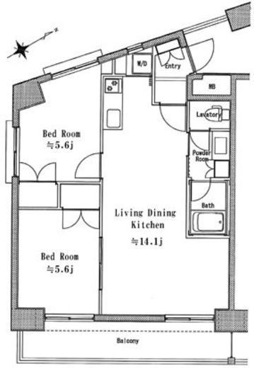 ソサエティ蔵前 907 間取り図