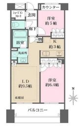 パークハウス桜台 5階 間取り図