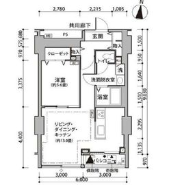 東雲キャナルコートCODAN 11-608 間取り図