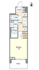 LIBR GRANT 四谷三丁目 (リーブルグラント四谷三丁目) 406 間取り図