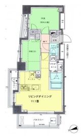 セントラルレジデンス西早稲田 6階 間取り図