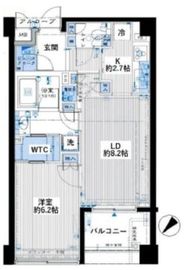 ファミール日本橋浜町グランスイート 6階 間取り図