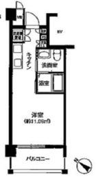 オリンピア代々木 303 間取り図