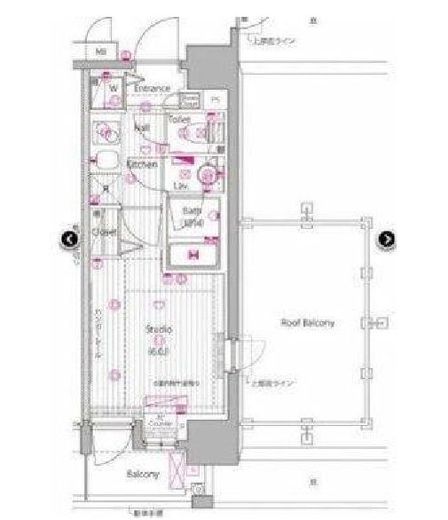 ガーラ・ヴィスタ大井仙台坂 3階 間取り図