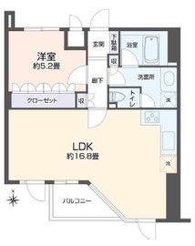 リエトコート四谷 407 間取り図