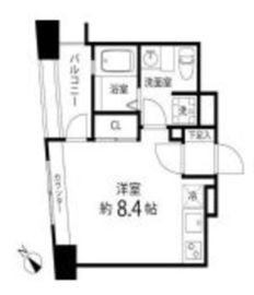 レニール本駒込 603 間取り図