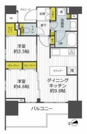 イニシア上野根岸 3階 間取り図