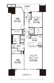 シティテラス東陽町 6階 間取り図