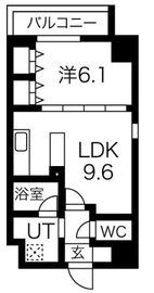 プレール・ドゥーク菊川 3階 間取り図