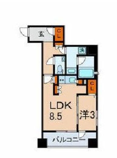 ピアース白金台三丁目 5階 間取り図