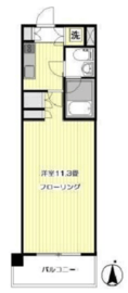 リビオレゾン目白通り 8階 間取り図