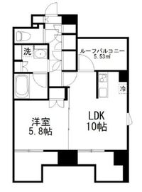 オーギュメント牛込神楽坂 305 間取り図