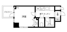 プライムアーバン飯田橋 1306 間取り図