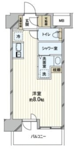ルネ御苑プラザ 12階 間取り図