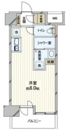 ルネ御苑プラザ 12階 間取り図
