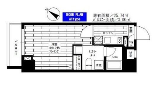 ステージファースト東大前 2階 間取り図